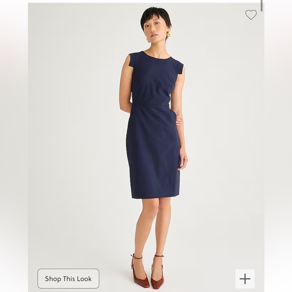 J Crew Resume Dress Royal Blue NWT